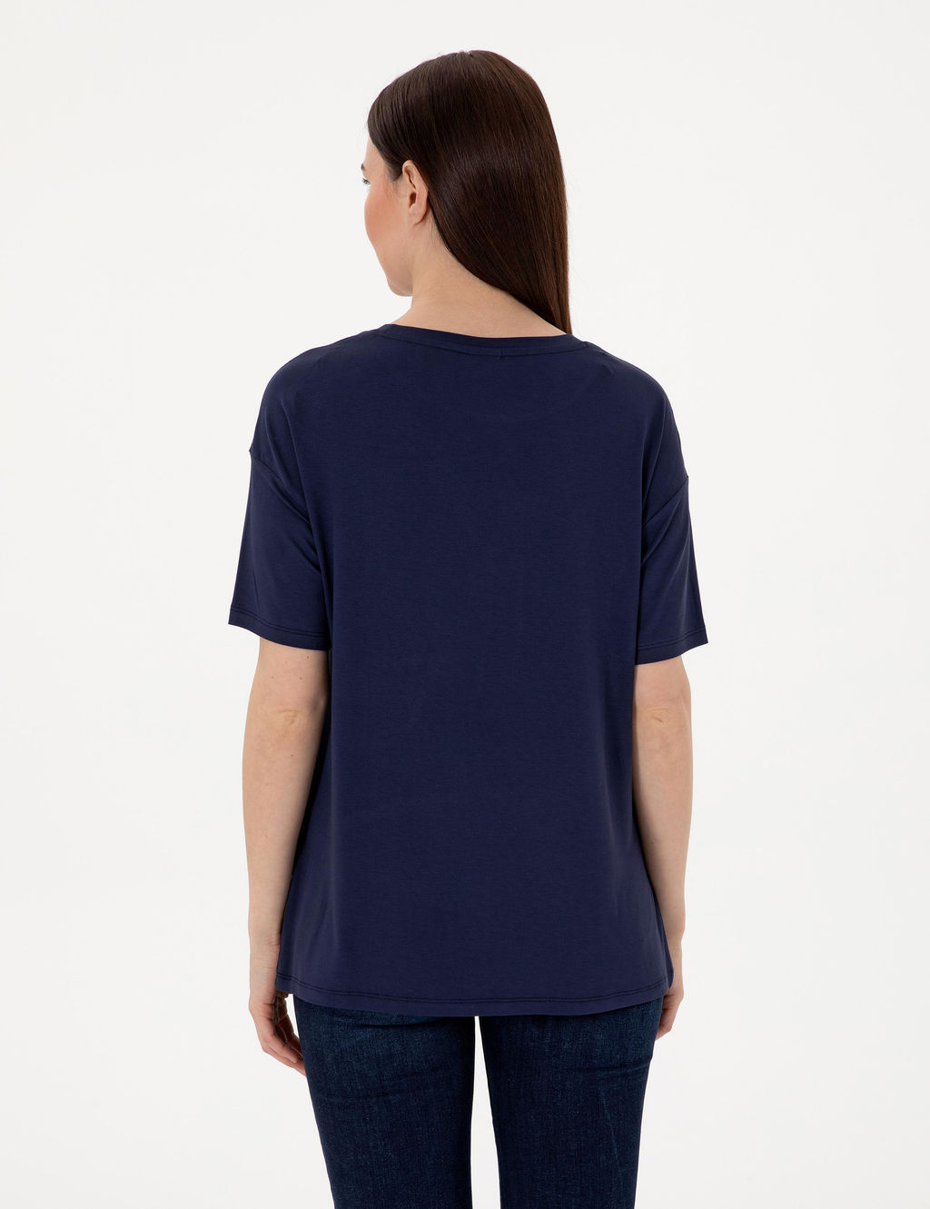 Lacivert Comfort Fit Ti__rt - Pierre cardin фото 5