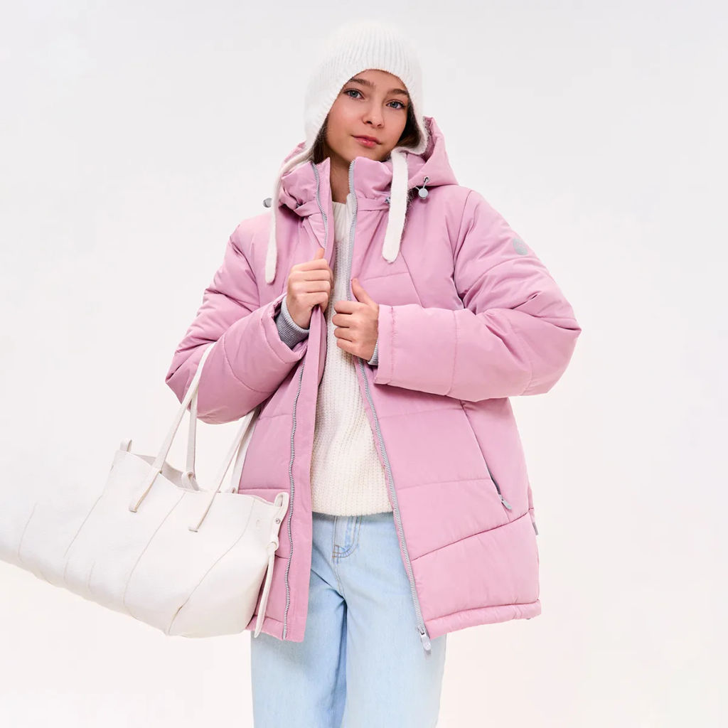 RODOS Куртка для девочки мембрана зима М-316 Розовый  фото 3