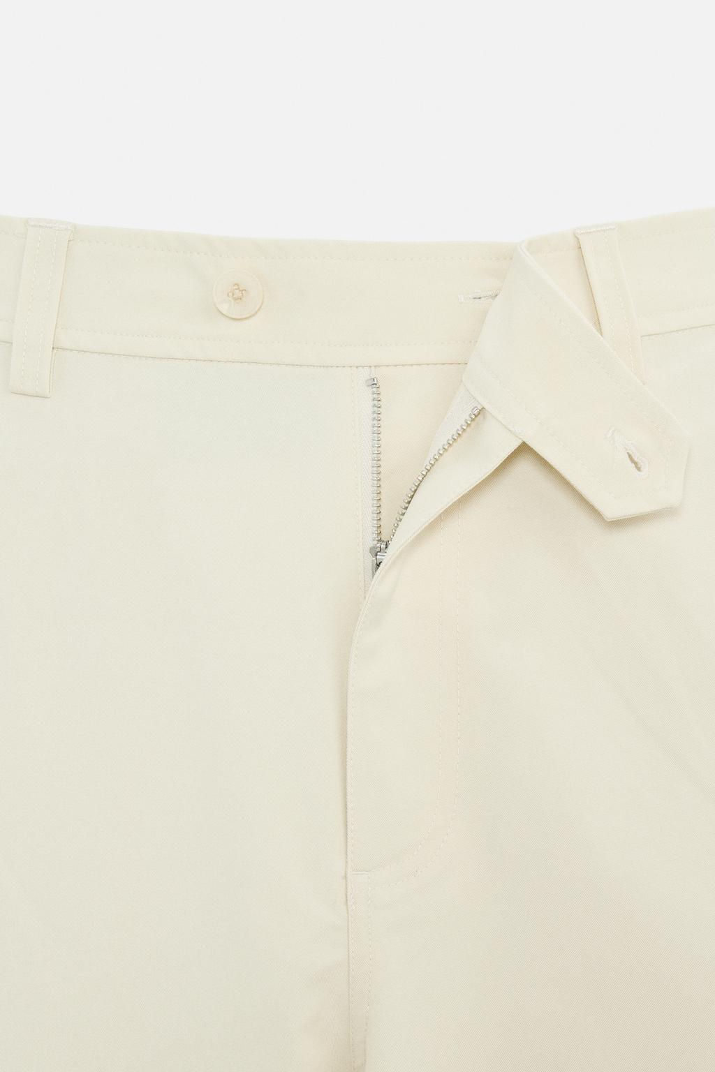 VISCOSE BLEND CHINO TROUSERS - Zara фото 8