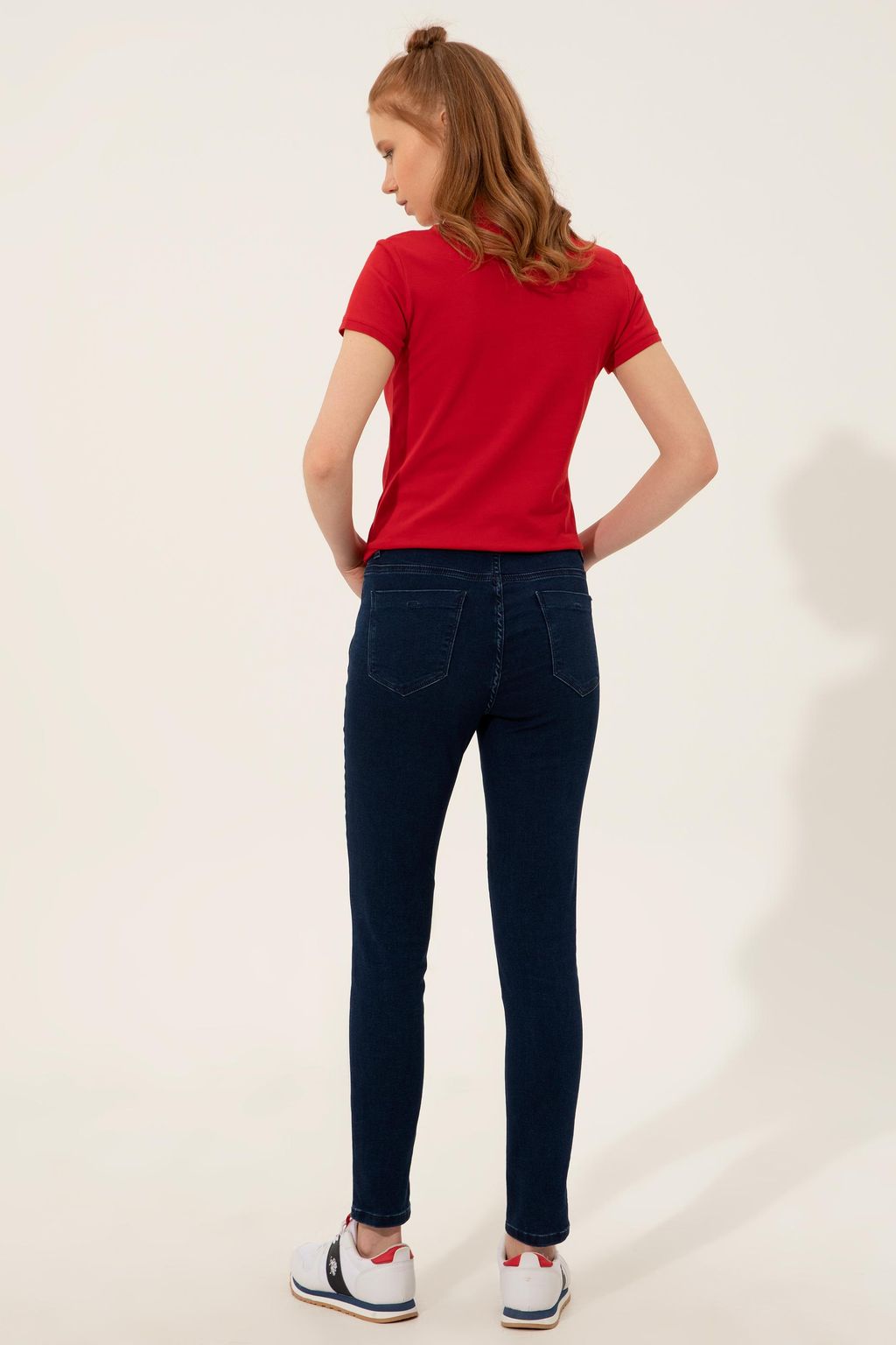 U. S. Polo Assn Женские темно-синие джинсовые брюки - U.s. polo assn фото 4