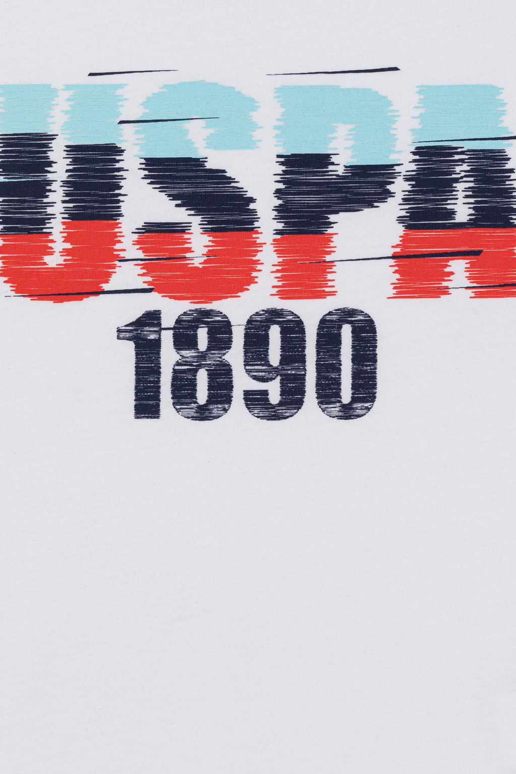 Детская белая футболка с круглым вырезом Неожиданная скидка в корзине - U.s. polo assn фото 3