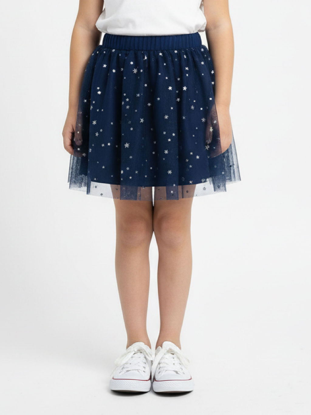 Юбка пачка из фатина 22-4796 синяя сетка - Mini maxi фото 4