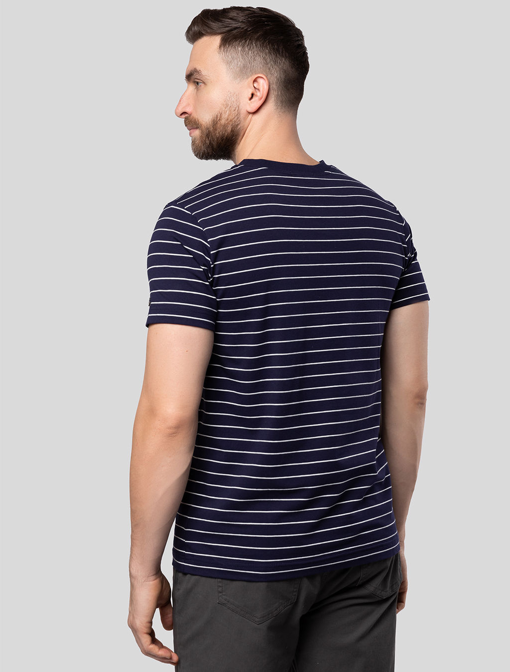 VILATTE / Футболка из премиального хлопка с эластаном  фото 3