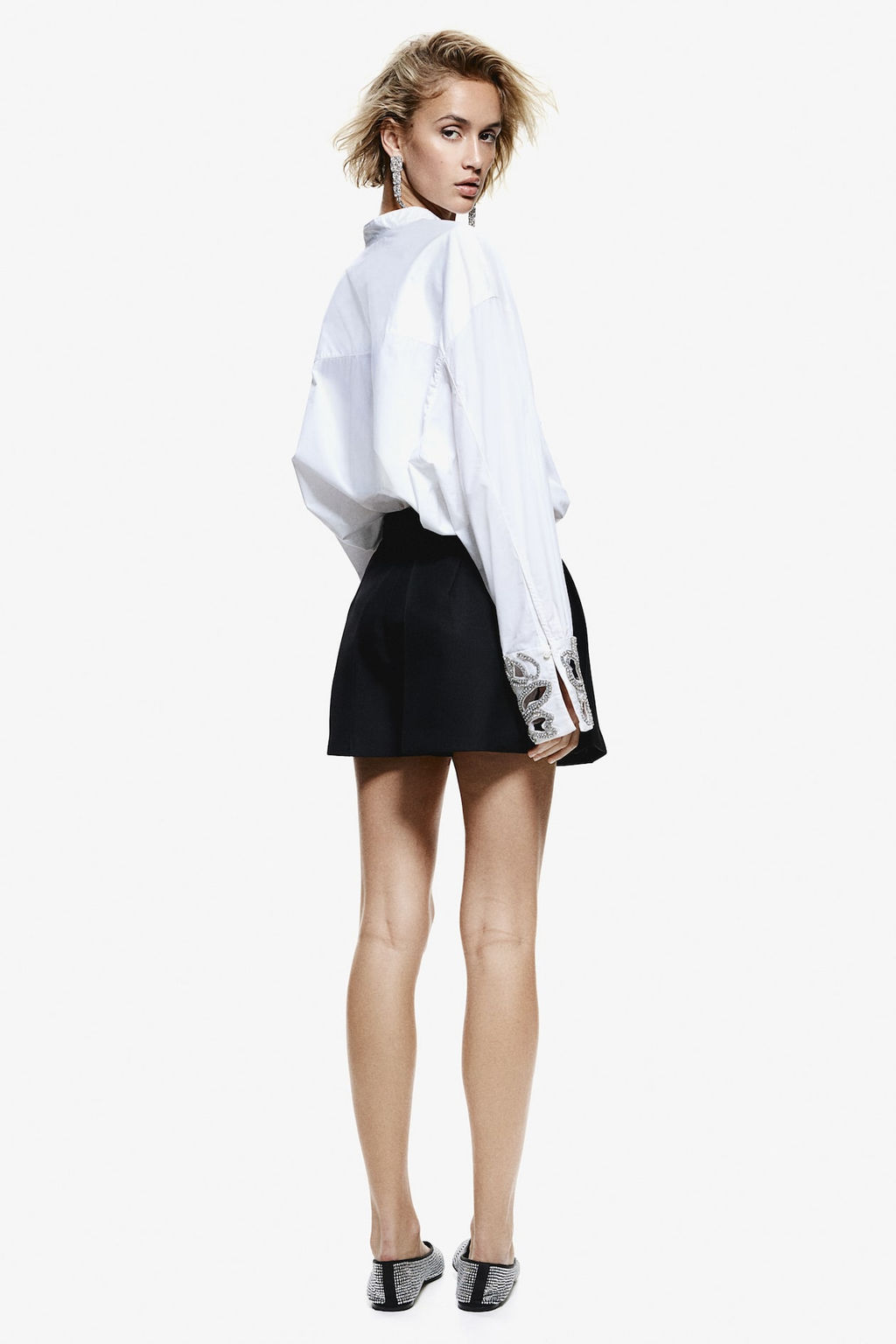 Camisa de esmoquin con detalle de strass - H&m фото 3