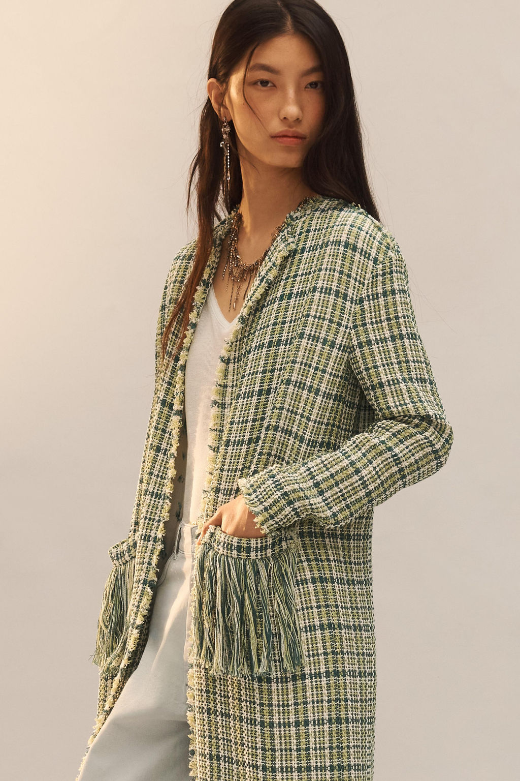 ABRIGO ESTRUCTURA FLECOS LIMITED EDITION / Verde - Zara фото 2