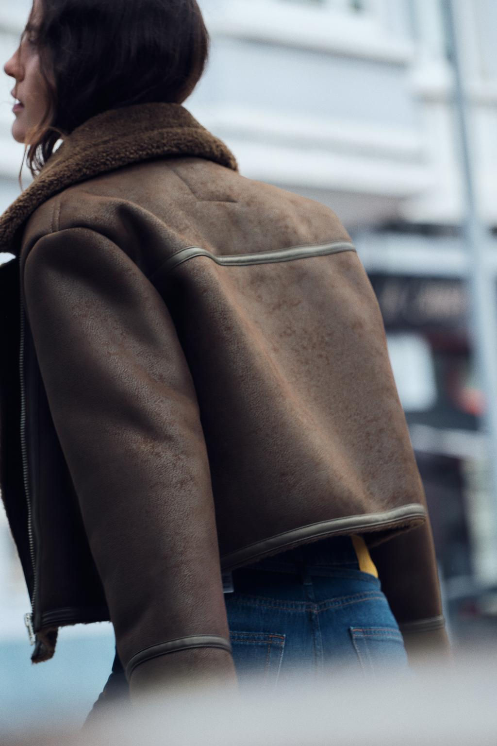 DOUBLE-FACED SHORT JACKET - Zara фото 3