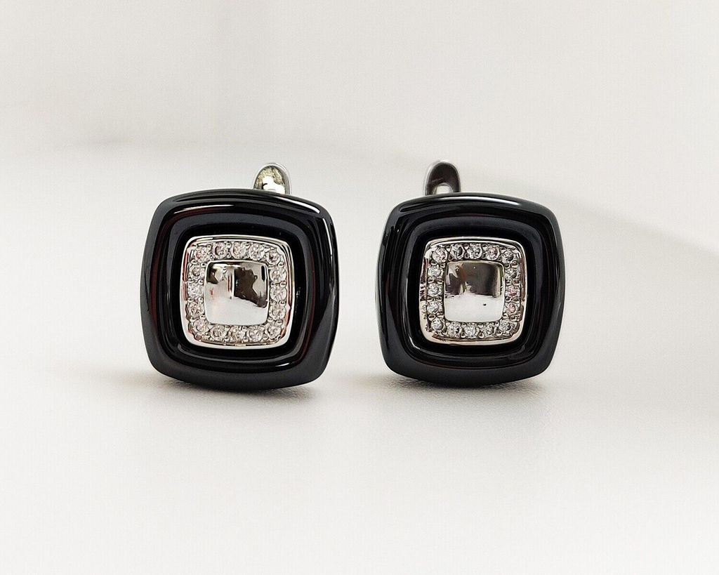 Серьги с керамикой