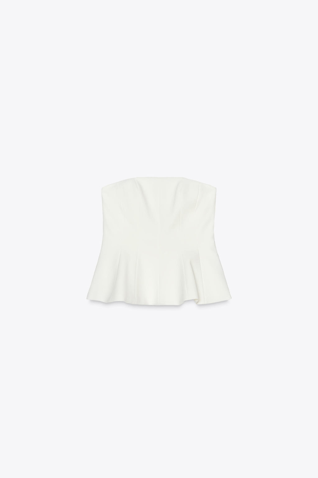 PEPLUM BANDEAU TOP