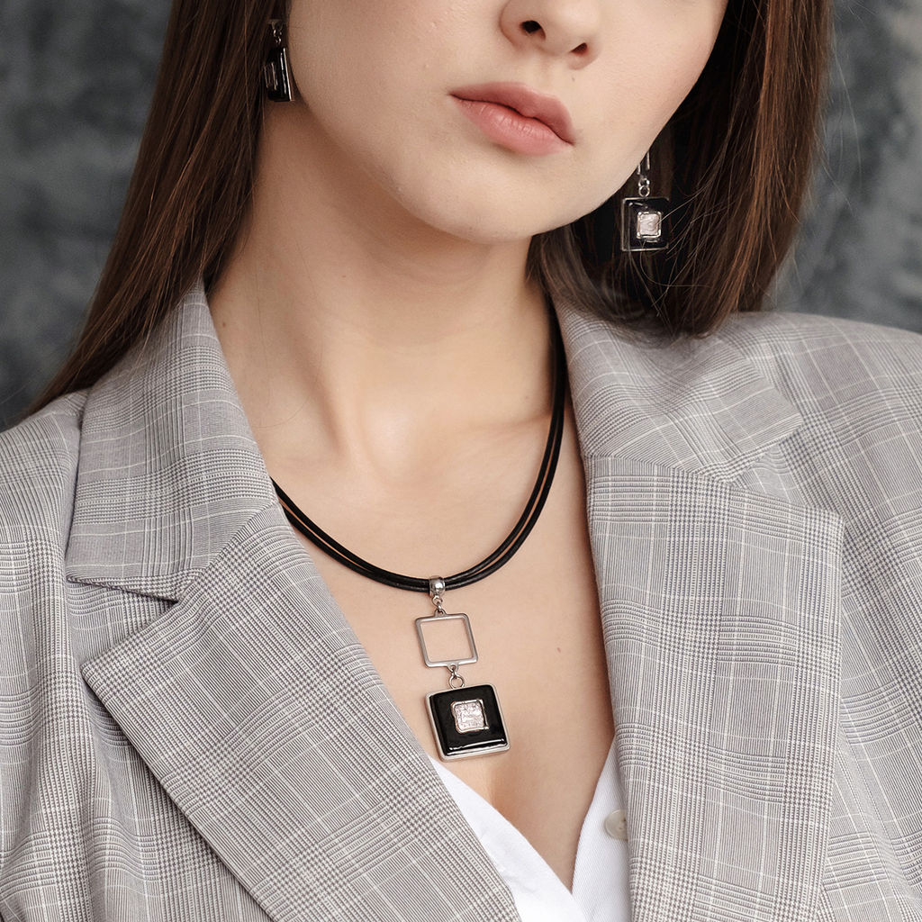 Серьги из муранского стекла MATRIX LS2974 - Vloes фото 4