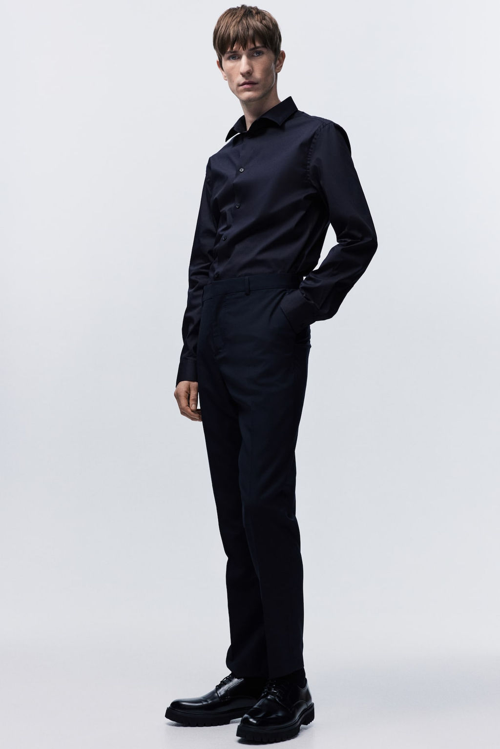 Camisa stretch Slim Fit - H&m фото 3