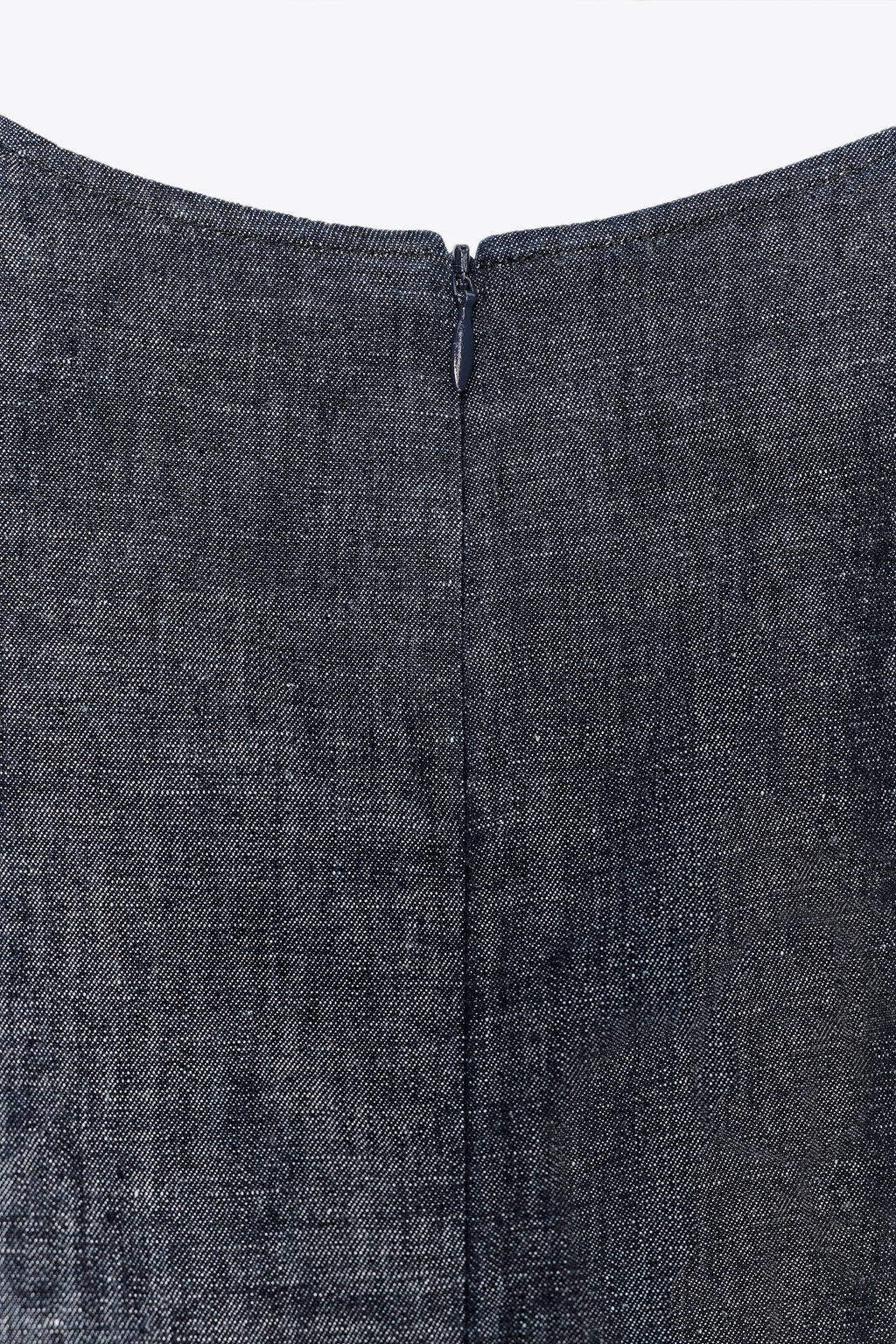 ZW COLLECTION DENIM MIDI DRESS - Zara фото 9
