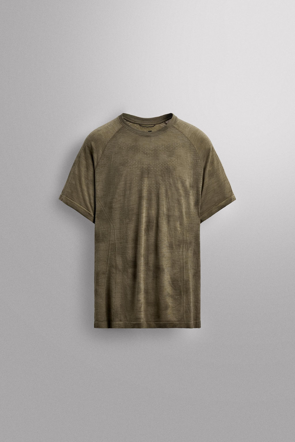 WOOL BLEND BASE LAYER T-SHIRT - Zara фото 17