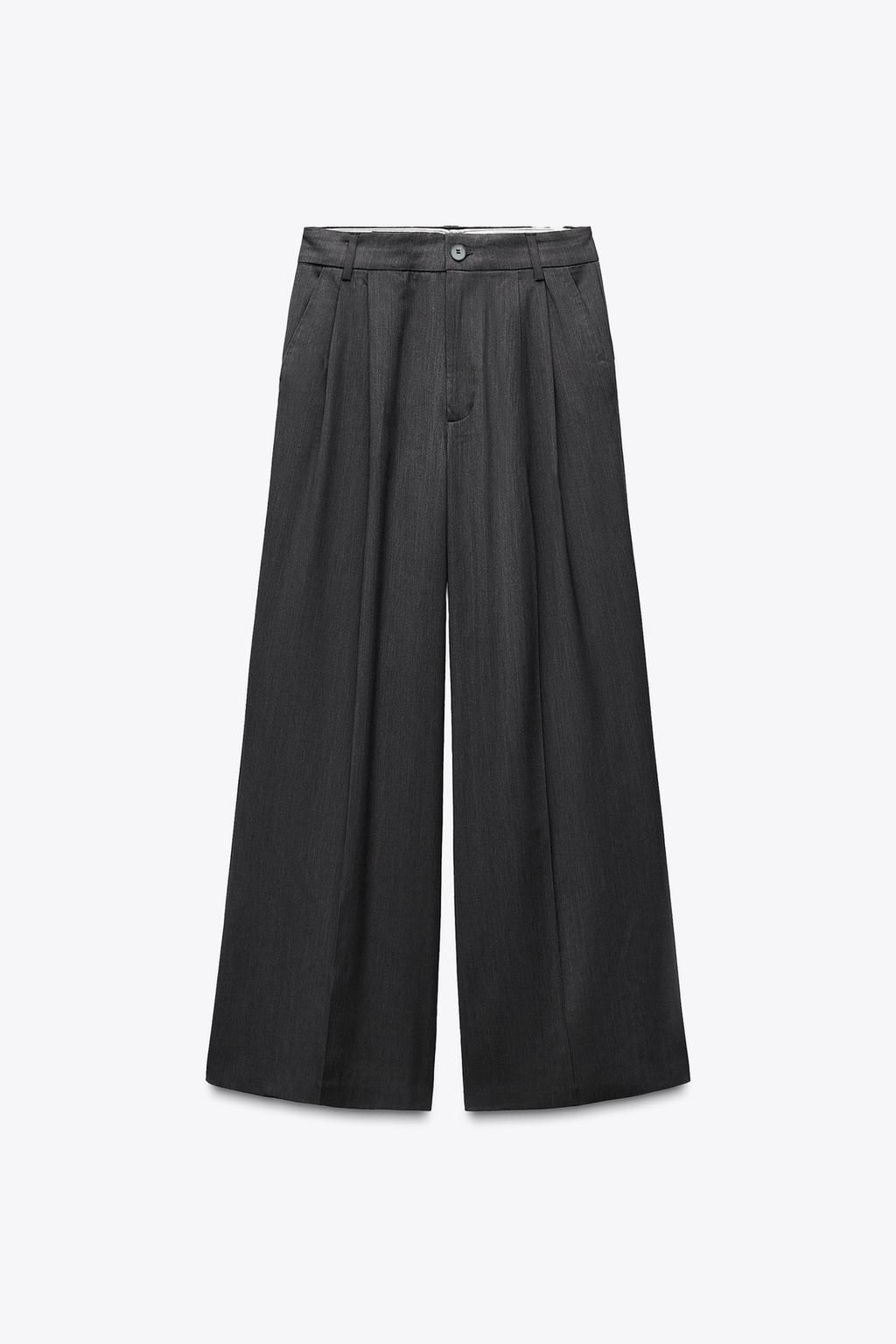 DOUBLE PLEAT TROUSERS - Zara фото 7