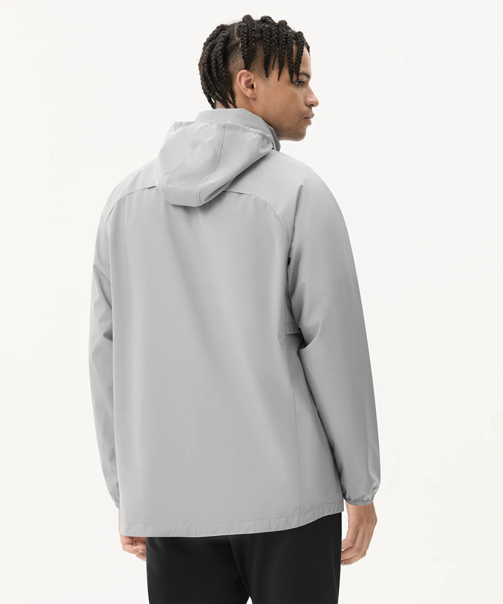 Куртка ветрозащитная JOGEL PREMIER PerFormPROOF FZ Rain Jacket, серый  фото 8