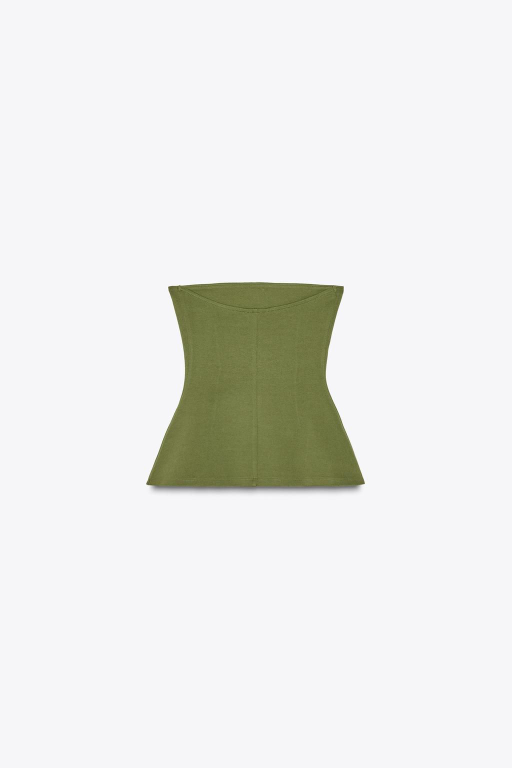INTERLOCK BANDEAU TOP - Zara фото 12