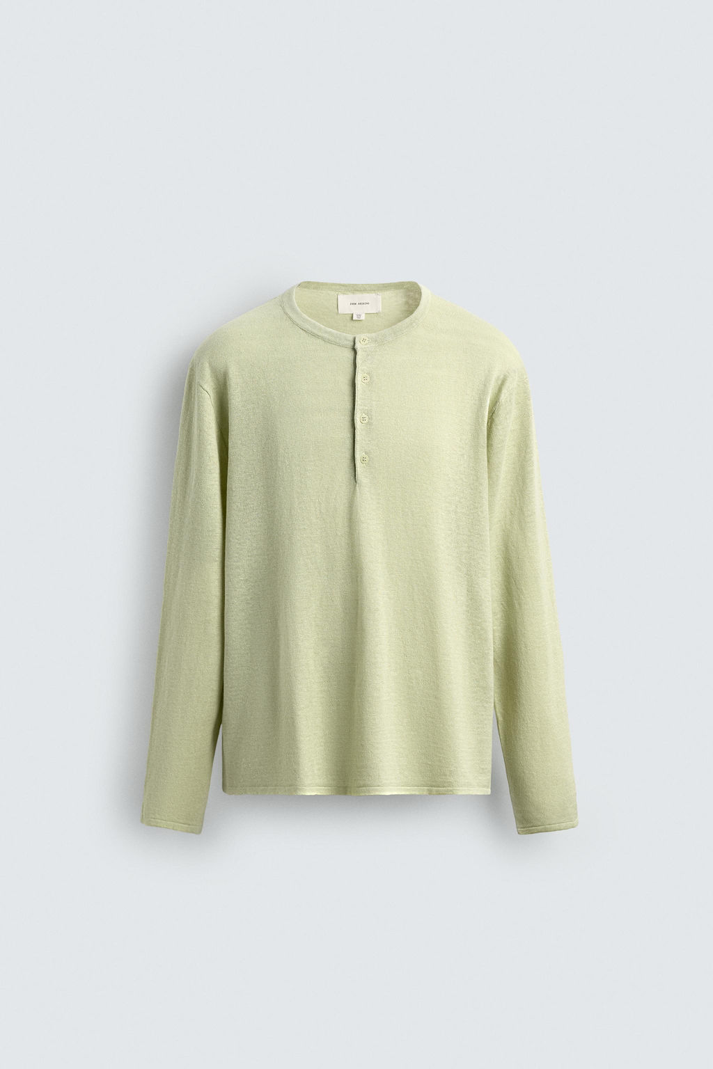 JERSEY CUELLO PANADERO 100% C??AMO / Verde claro - Zara фото 7