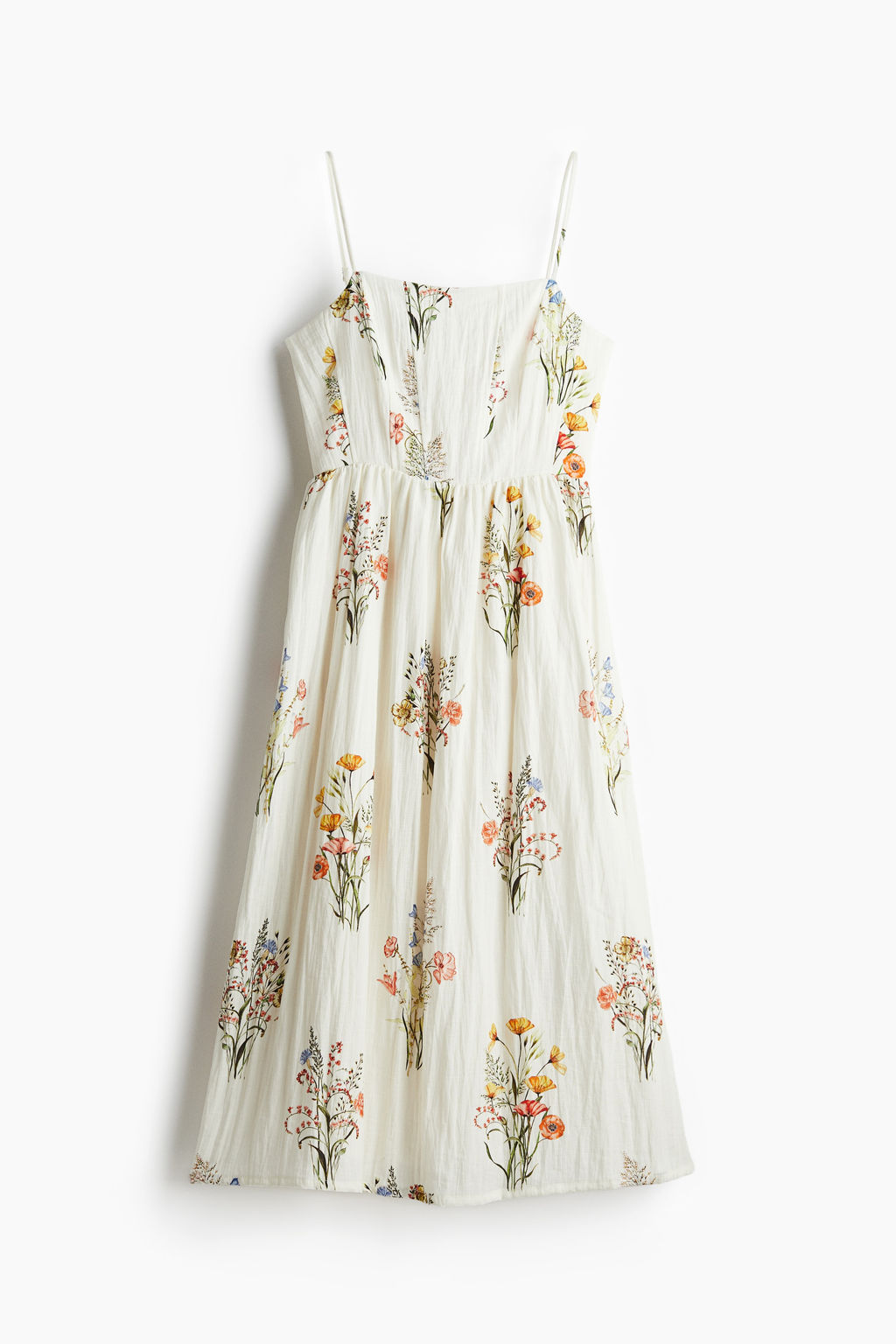 Vestido midi con tirantes finos - H&m фото 2