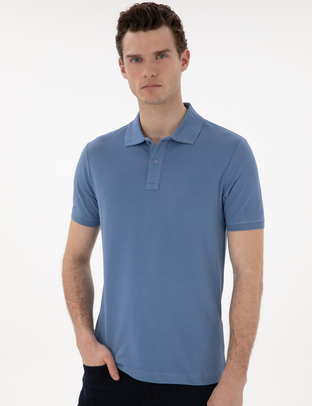 Mavi Slim Fit K_vr_lmaz Polo Yaka Basic Ti__rt - Pierre cardin фото 3