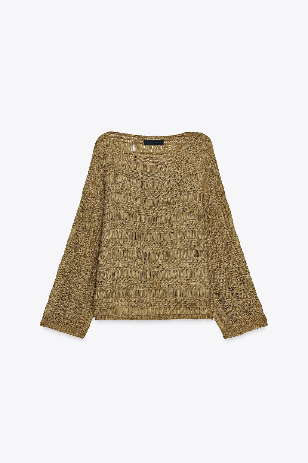 RIBBON KNIT SWEATER - Zara фото 6
