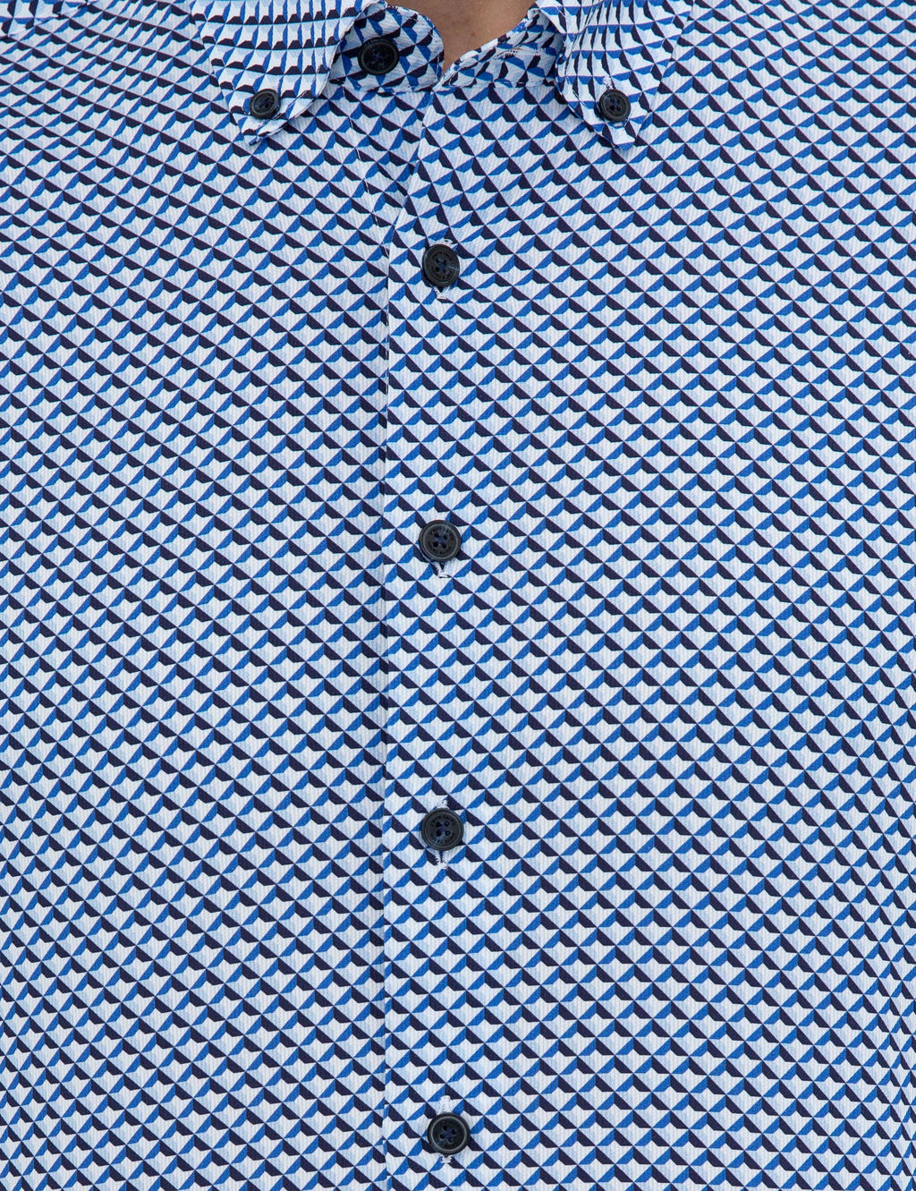 Lacivert Slim Fit Uzun Kollu G_mlek