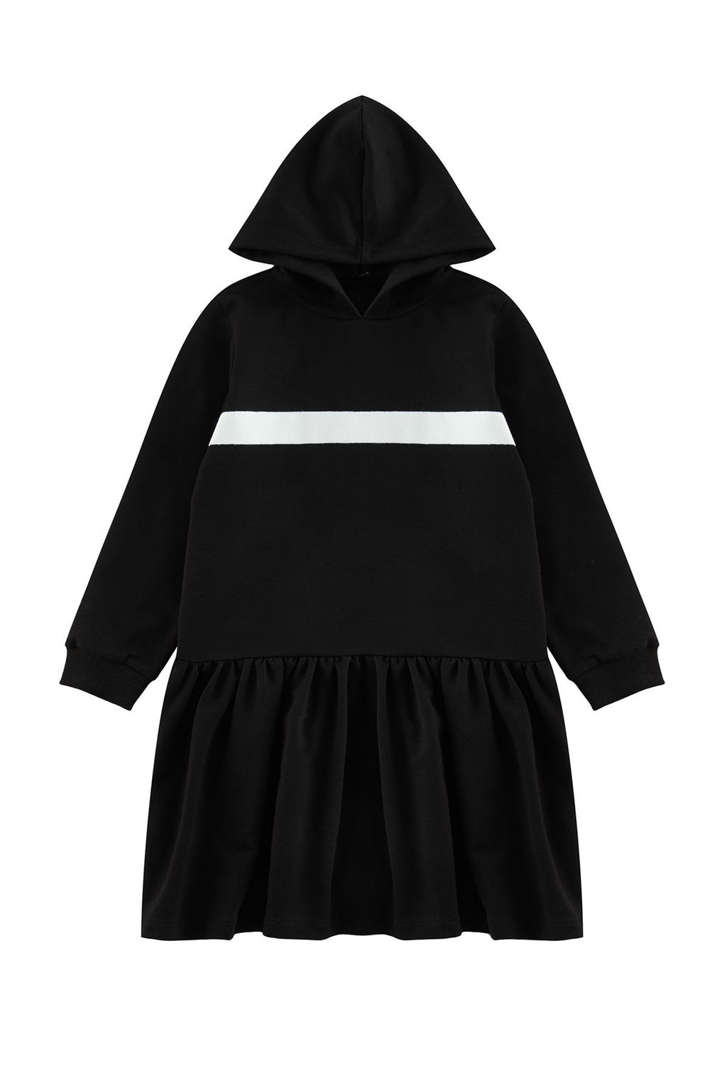 Lacivert Midi Renk Bloklu Orme Elbise TKDAW25EL00023 - Trendyolmilla фото 3