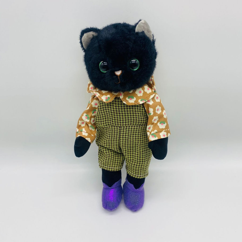 Мягкая игрушка Кошка черная в одежде - Storyland фото 8
