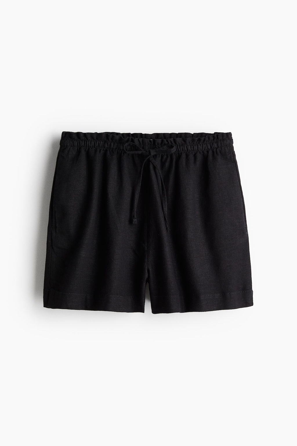 Pantalon corto en mezcla de lino - H&m фото 4