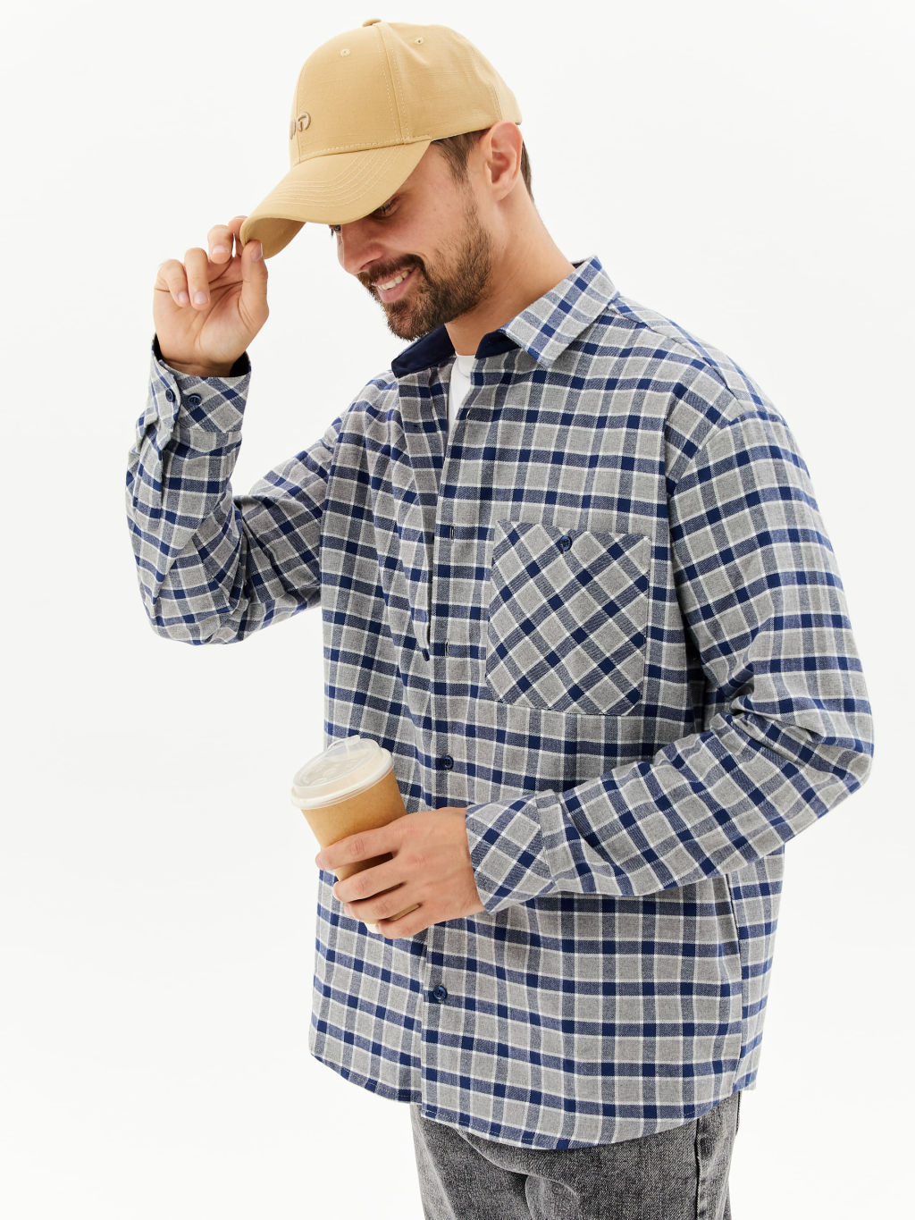 Сорочка мужская длинный рукав GREG S325/211/2023/1  фото 2