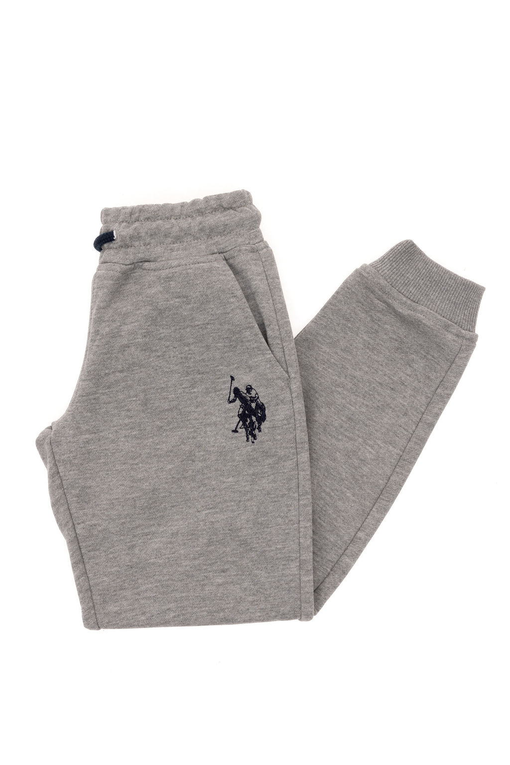 Серые меланжевые спортивные штаны для мальчика - U.s. polo assn фото 5