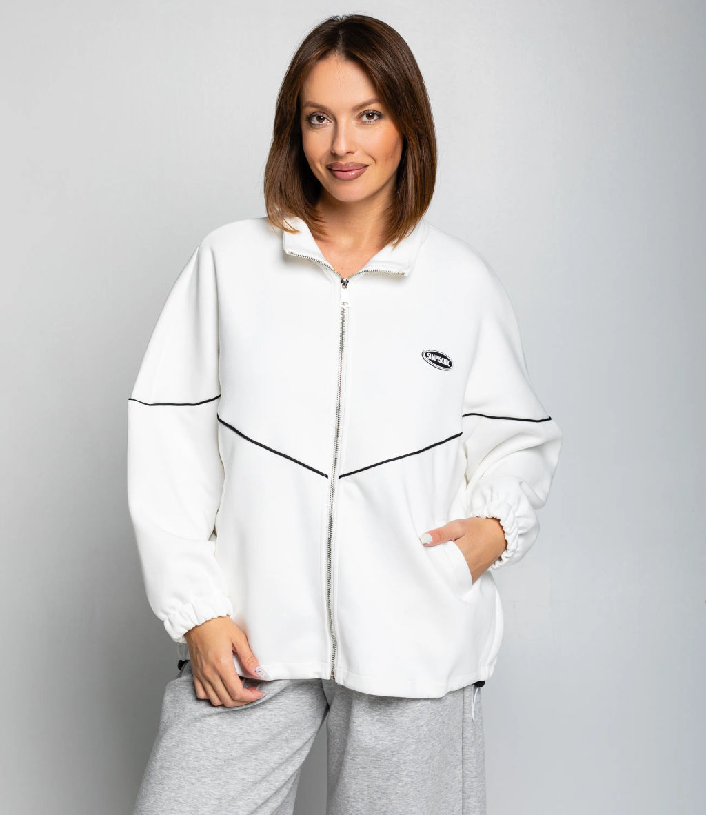 Толстовка #КТ607 (6), белый