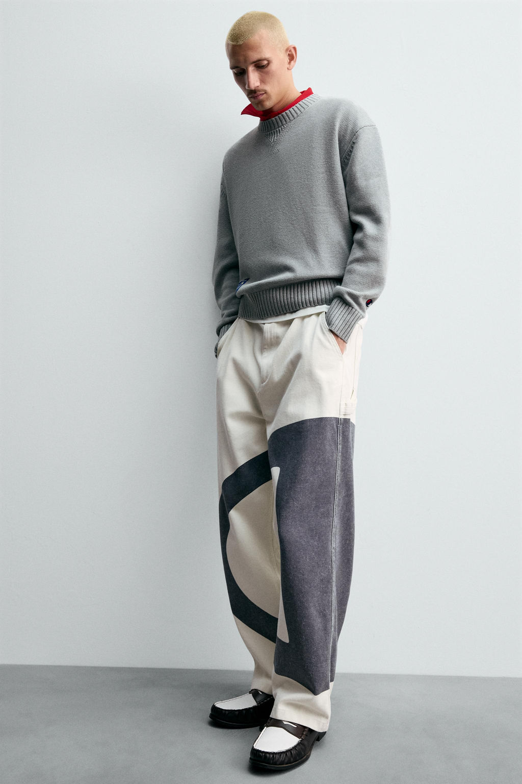 CHAMPION® X ZARA CONTRAST LOGO TROUSERS фото 15