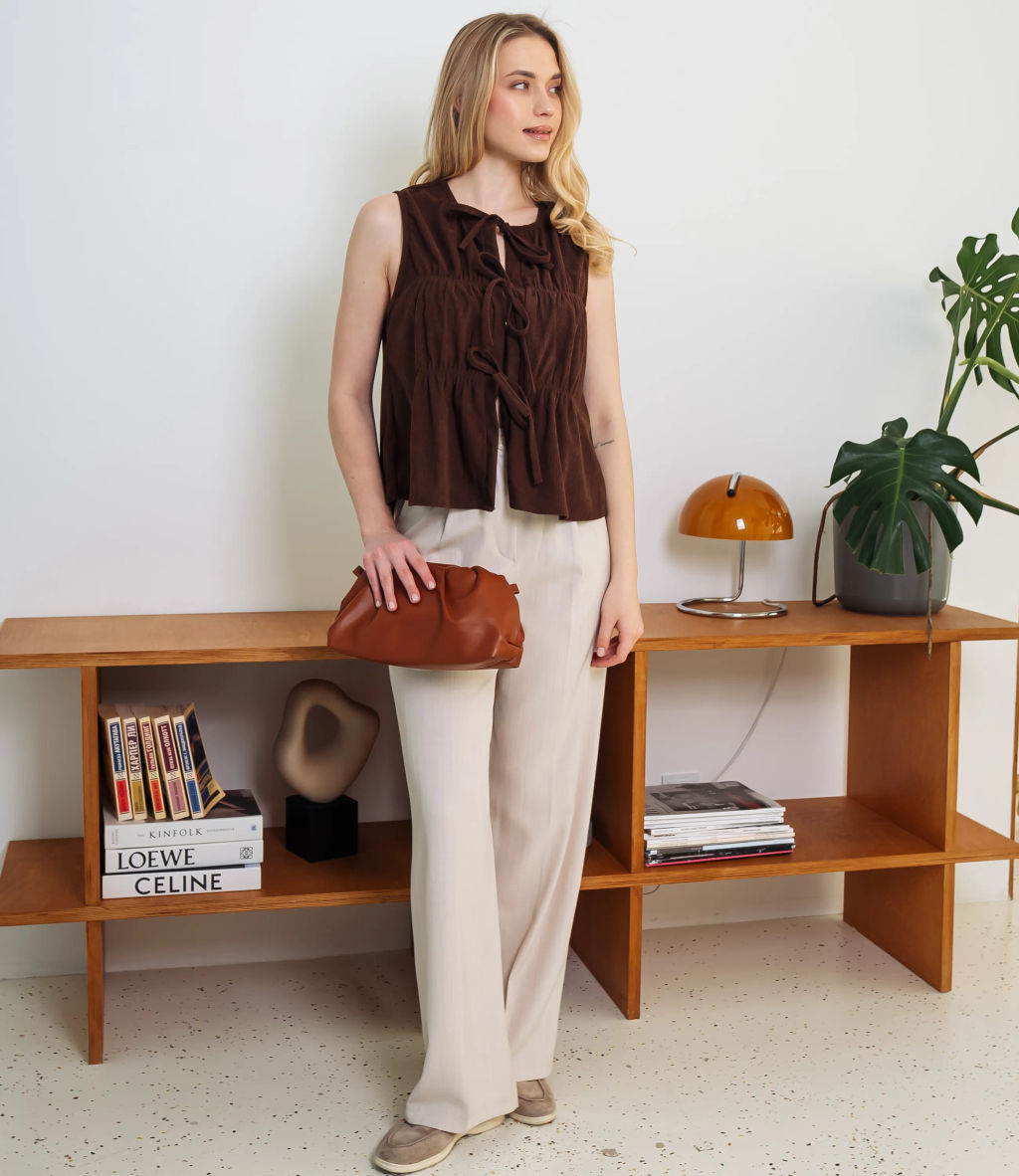 Топ #КТ73601, шоколадный - Dommod фото 4