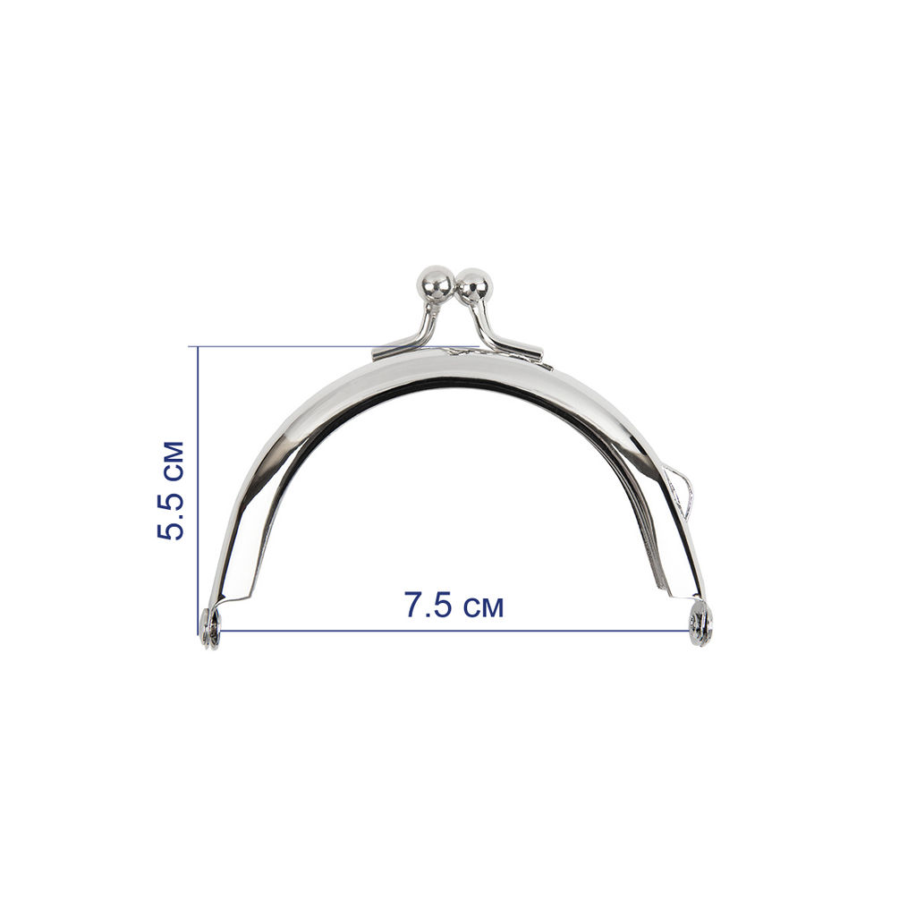Gamma FER-26 Застежка для сумки фермуар 7.5 x 5.5 см 1 шт. №05 под золото