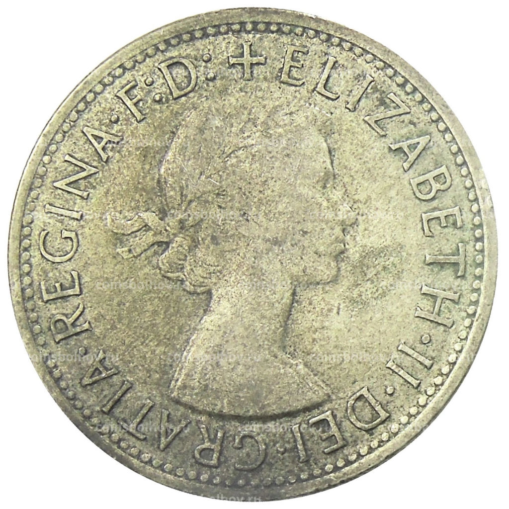 1 флорин (2 шиллинга) 1954 года Австралия  Королевский визит Елизаветы II