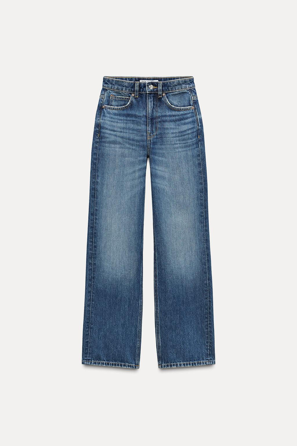 Z1975 REGULAR FIT HIGH-WAIST LONG LENGTH JEANS - Zara фото 8