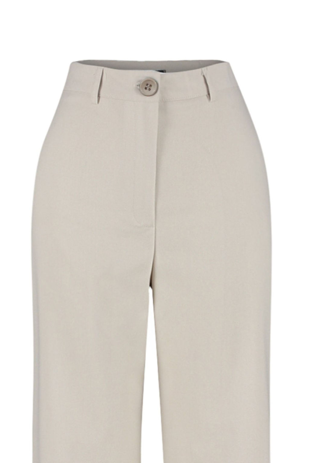 Bej Wide Leg/Genis Paca Yuksek Bel Dokuma Kumas Pantolon TWOSS23PL00314