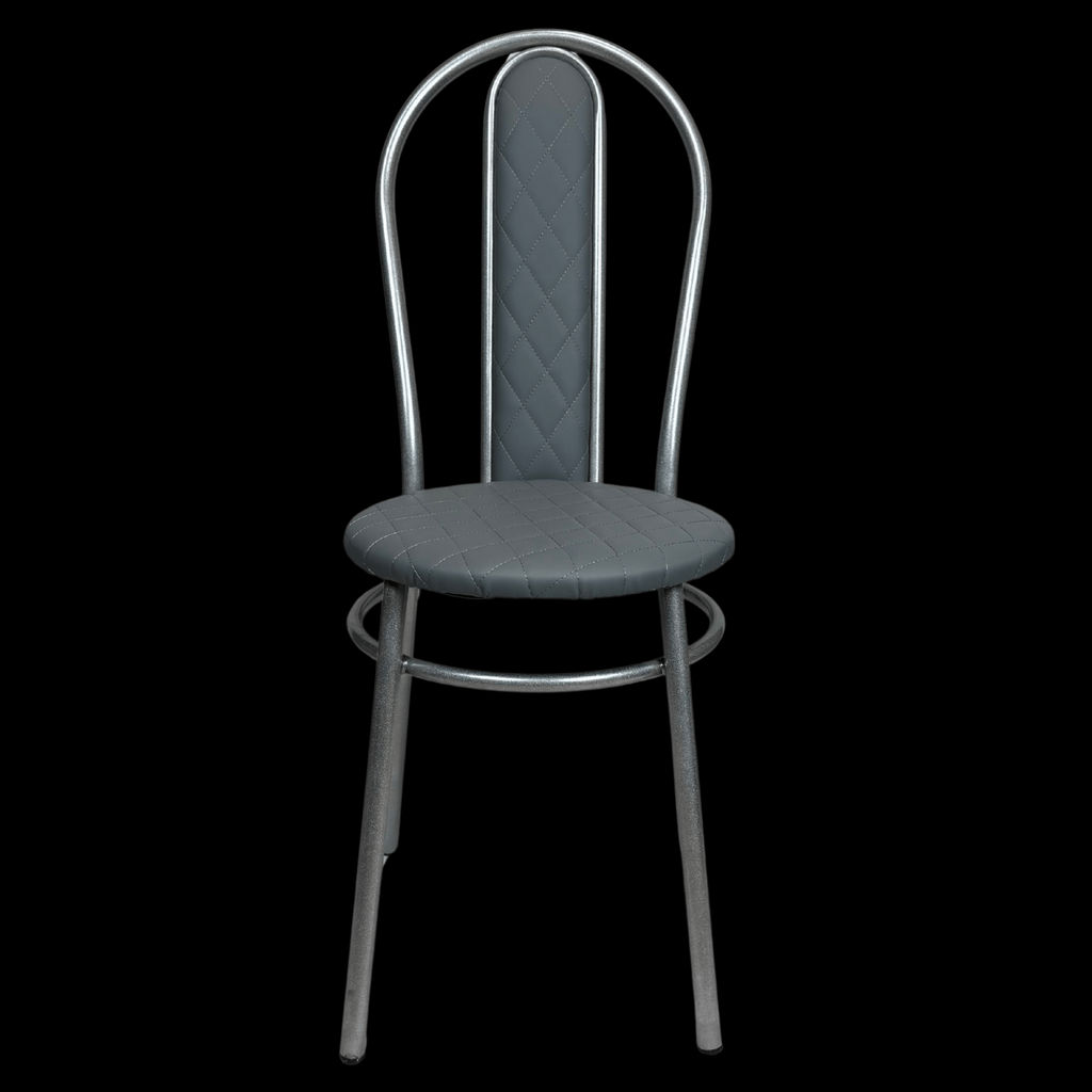 Стул "Венский" к\з стег.Сталь н.хром