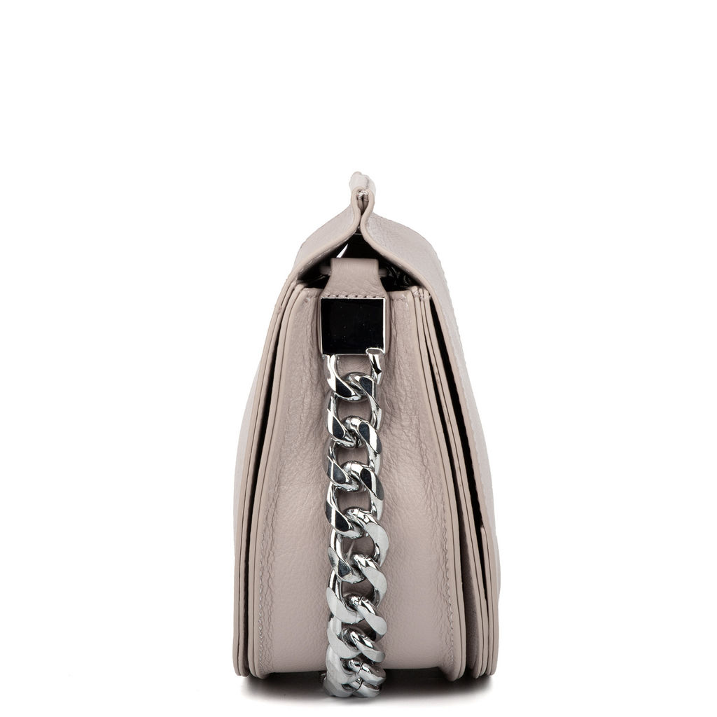 Y8248-1P pink женская кожаная сумка "Saddle" Barcelo Biagi