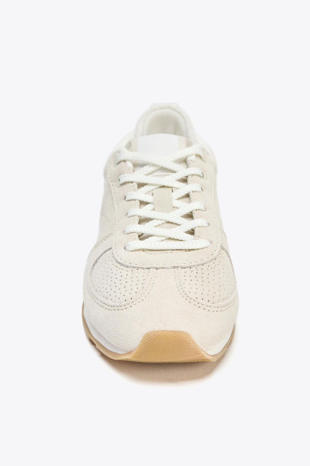 SPLIT SUEDE RUNNING TRAINERS - Zara фото 9