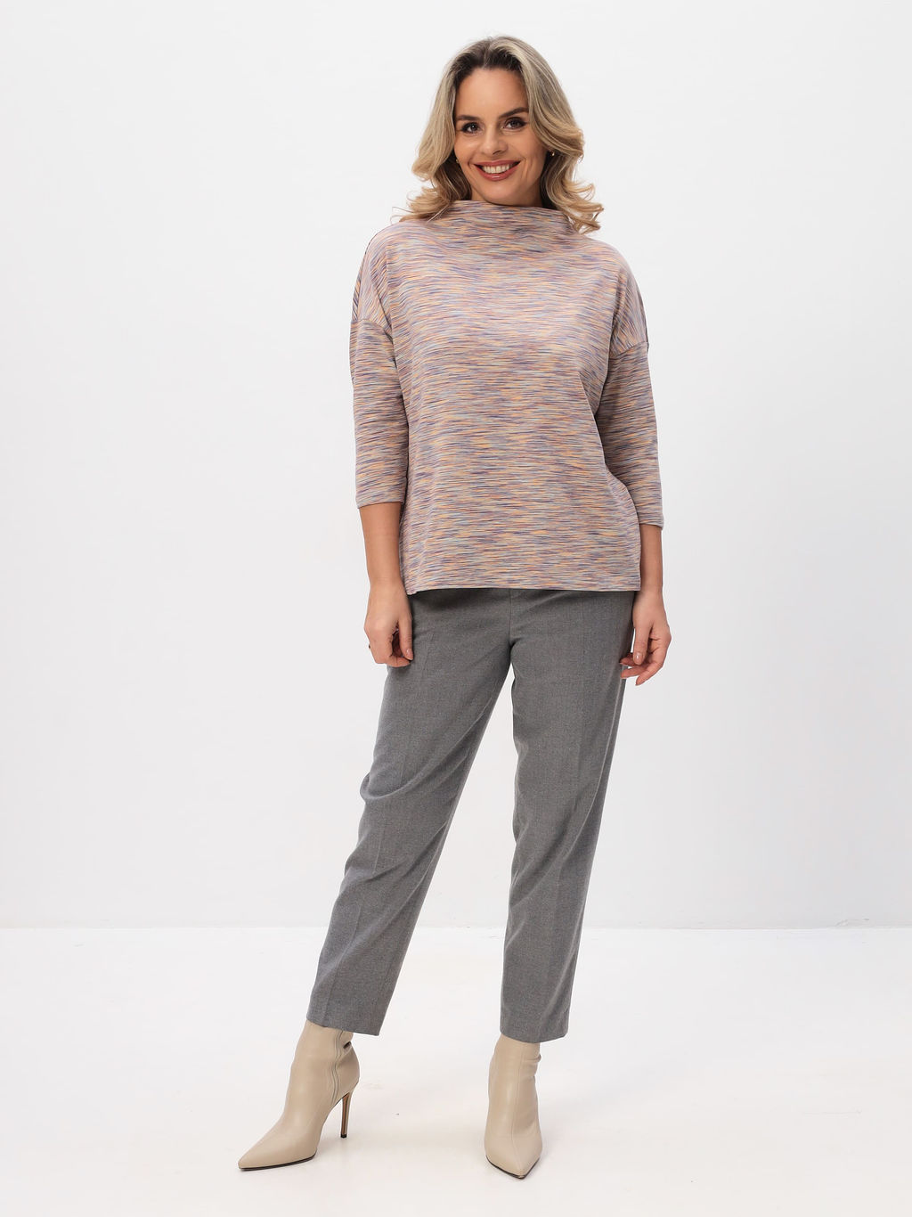 Джемпер женский T-lab TL-JP-001OR-оранжевый м. фото 5