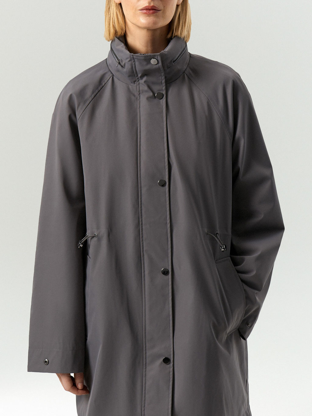 Плащ с потайным капюшоном, T046/reyna