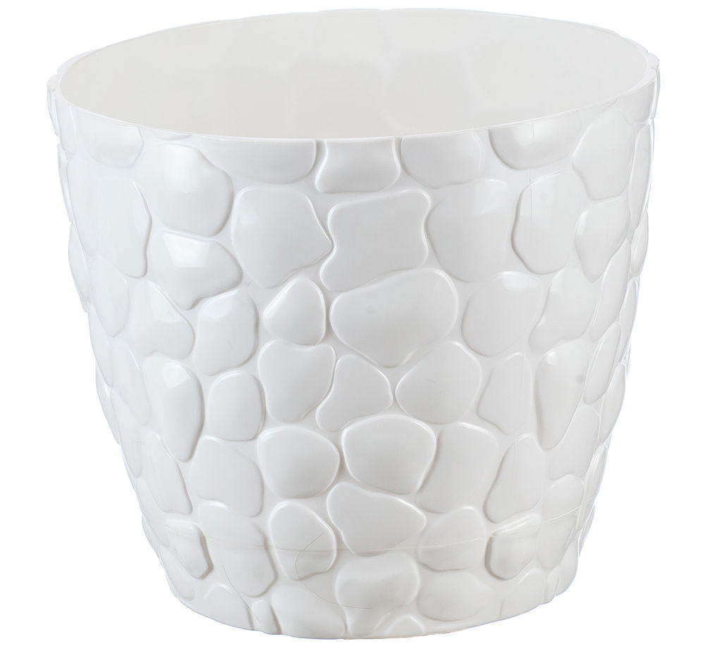 Кашпо КАМНИ D150 мм, 1,4 л, арт. М3172 - Полимербыт фото 2