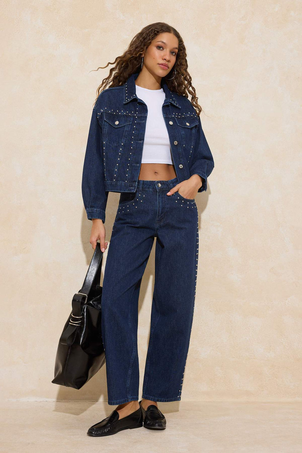 Mavi Trok Detayl? Trucker 100% Pamuk Denim Ceket TWOSS26CE00007 - Trendyolmilla фото 3