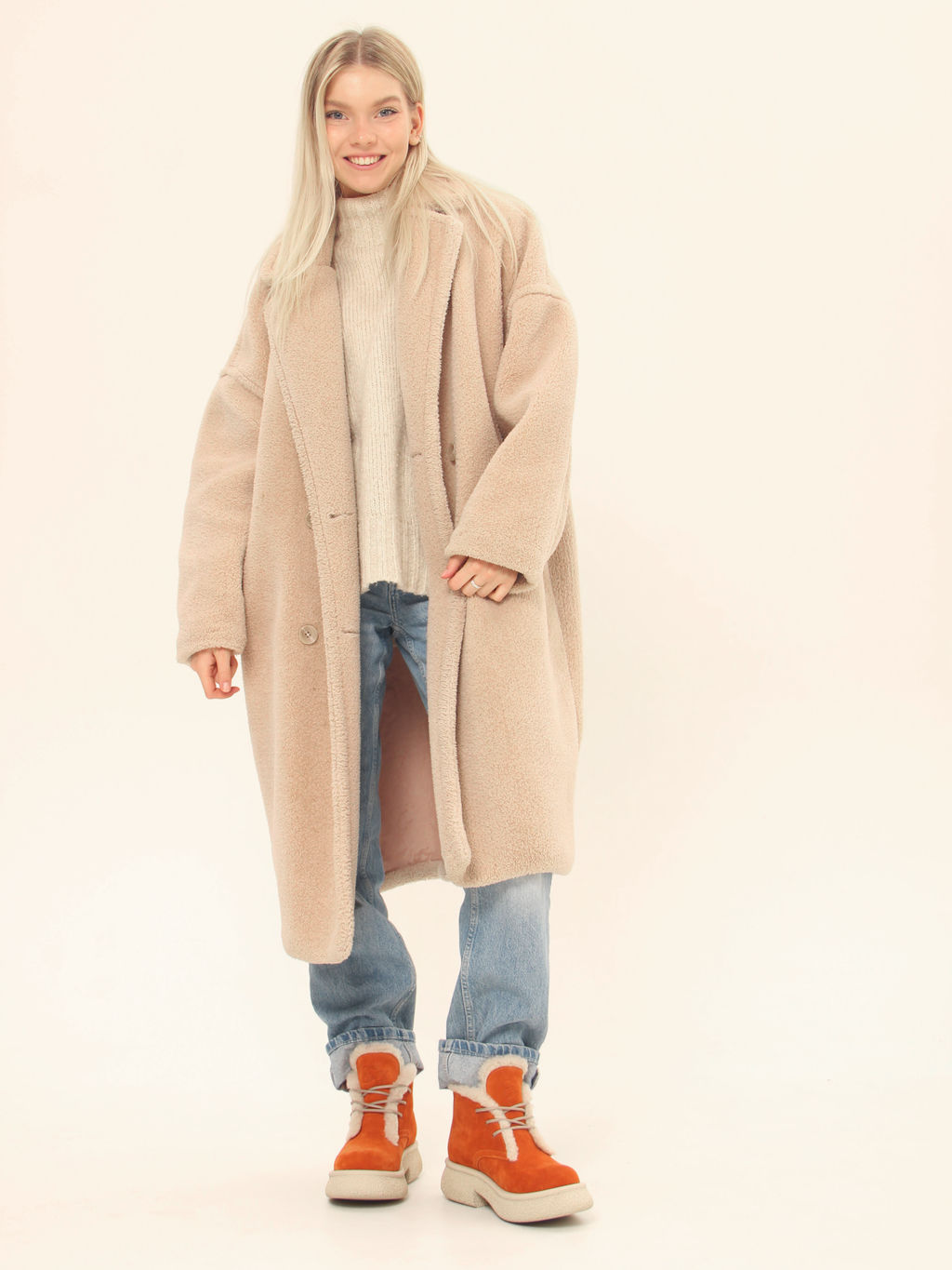 Ботинки EDART 308.агата w. мандарин замша з/шерсть - Ed'art фото 6