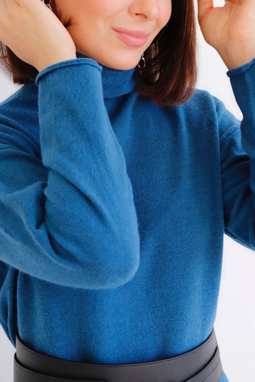 Martichelli Платье вязаное синее  фото 3