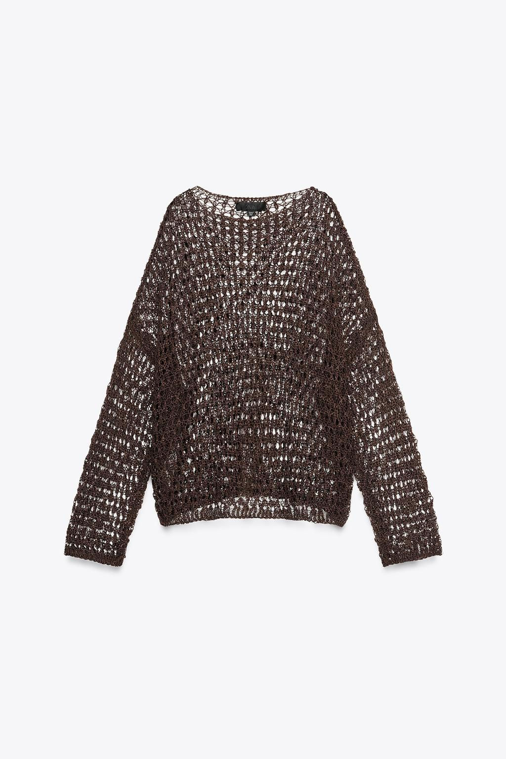 OPEN KNIT SWEATER - Zara фото 4