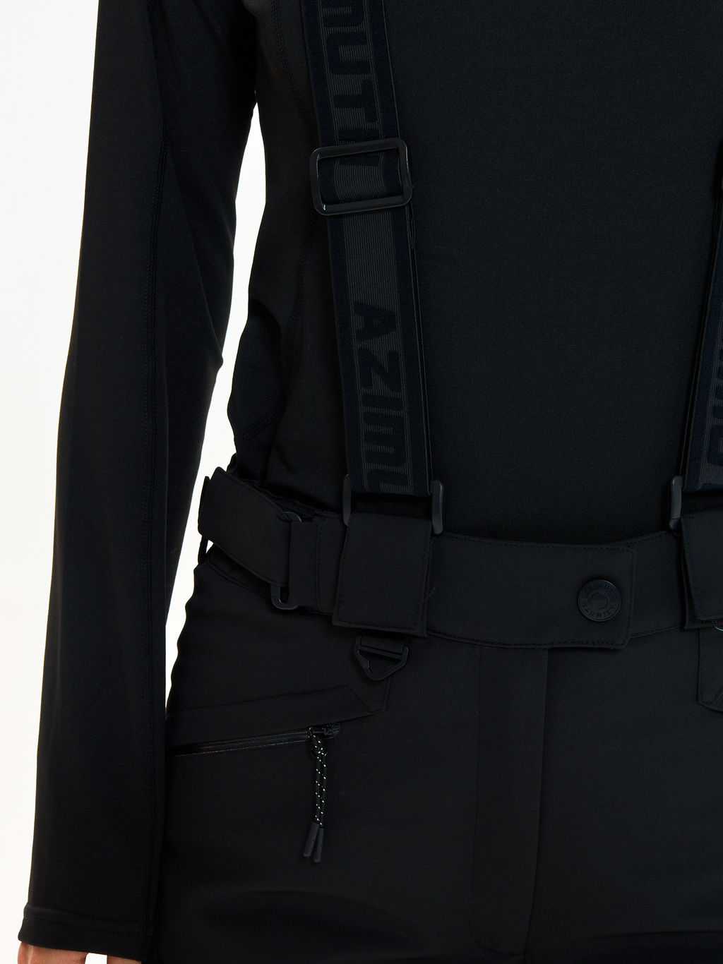 Женские мембранные сноубордические / горнолыжные брюки Azimuth Снежное Созвездие 124/9415_10 Черный  фото 13