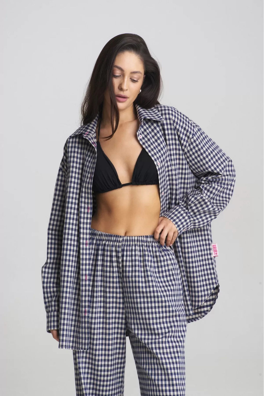 Костюм Summer в клетку Blue