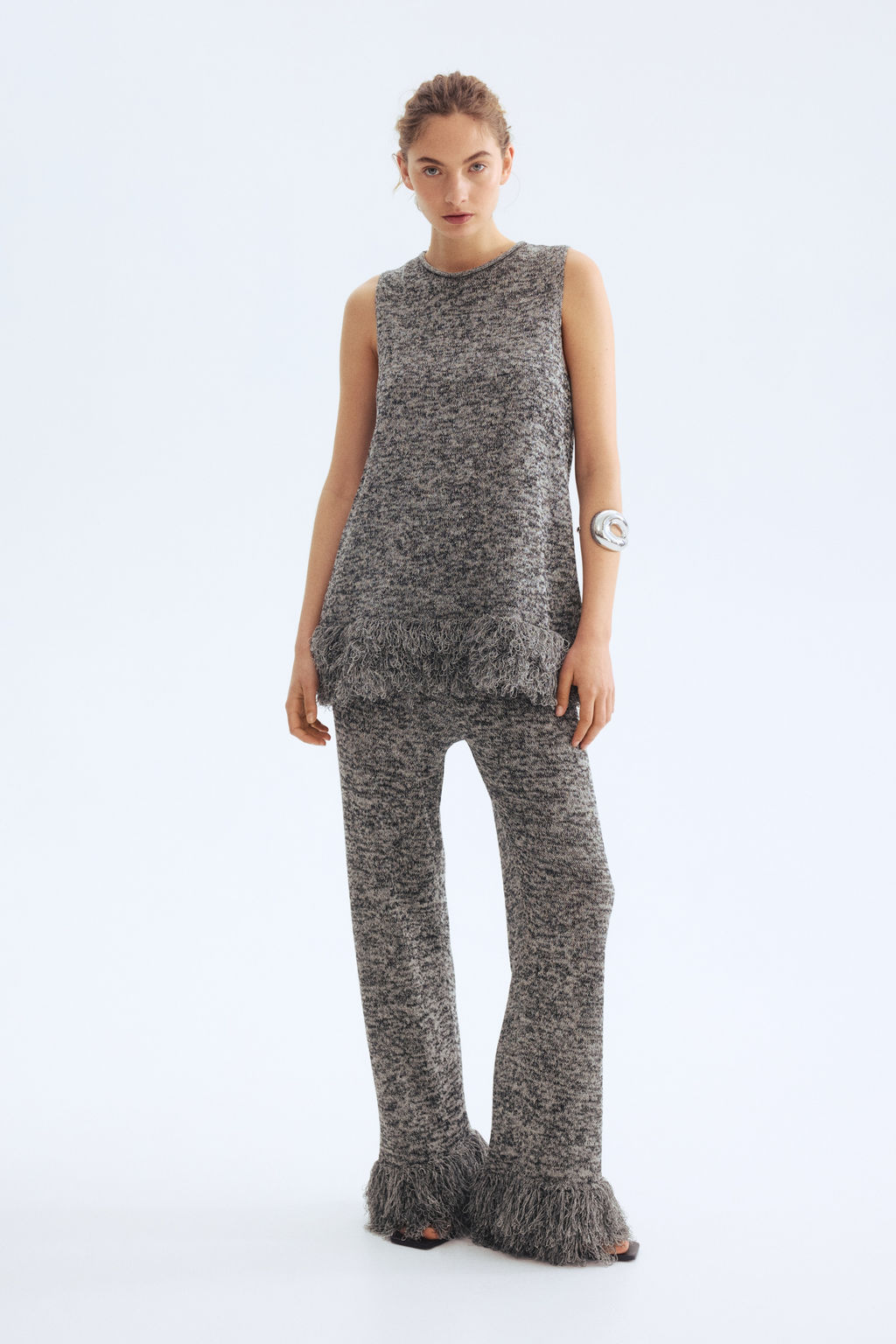 Top de punto con flecos - H&m фото 5