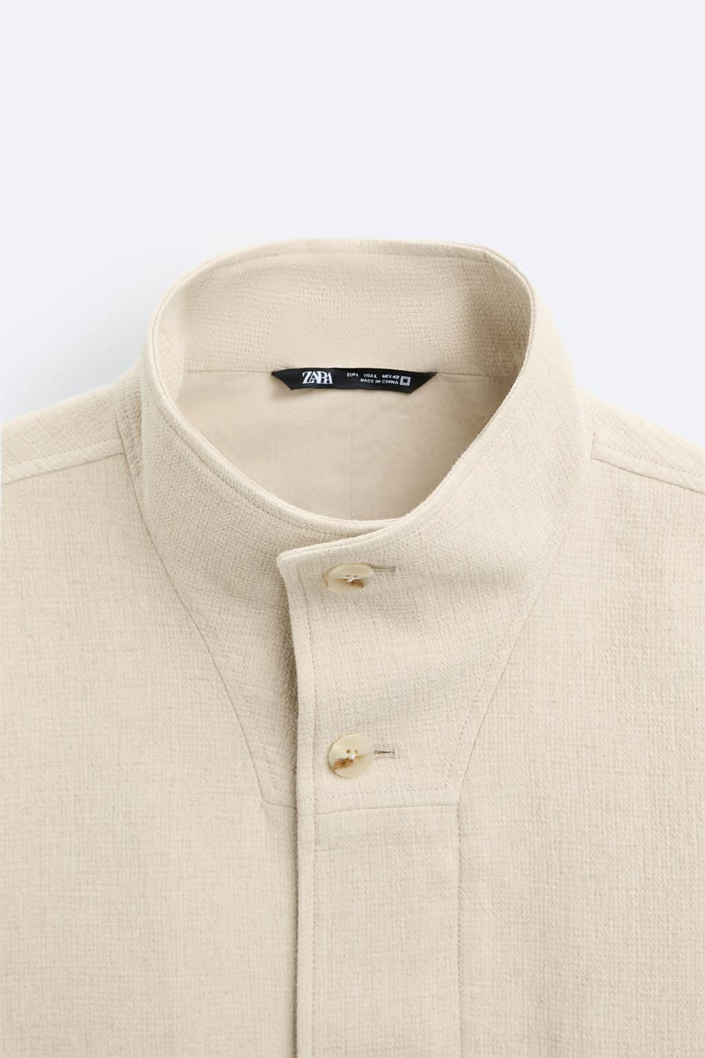 LINEN - COTTON BLEND JACKET - Zara фото 9